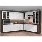 Cozinha Modulada Unna Nogueira Branco - Poliman