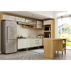 Cozinha Modulada Verace 9 Peças Com Balcão Ilha Marrocos/off