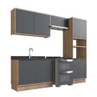 Cozinha Modulada Viena 4 Peças 2 Armários Aéreo 1 Torre Quent