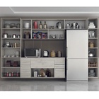 Cozinha Modulado Gelo 7 peças – Castanho/Branco