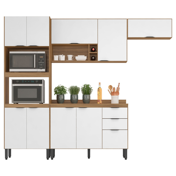 Cozinha Modular Com 4 Peças Firenze Composição 03 Amendola Br