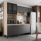 Cozinha Modular Com 4 Peças Firenze Composição 06 Avena Grafi