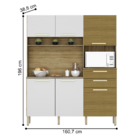 Cozinha Montesa Freijó Supremo Ripado