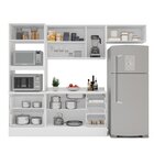 Cozinha Pérola 4 Peças Torre Quente Aéreo 3 Portas E Balcão 2