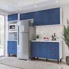 Cozinha Pérola 4 Peças Torre Quente Basculante Aéreo 3 Portas