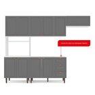 Cozinha Pérola Com 4 Peças Paneleiro/torre Quente Aéreo 3 Por