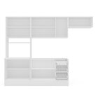 Cozinha Pérola Com Rodapé 4 Peças Paneleiro/torre Quente Aére