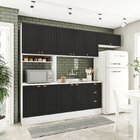 Cozinha Pérola Com Rodapé 4 Peças Paneleiro/torre Quente Aére