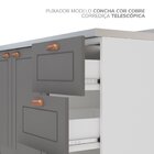 Cozinha Pérola Com Rodapé 4 Peças Paneleiro/torre Quente Aére