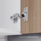 Cozinha Pérola Com Rodapé E Tampo Aéreos Com 5 Portas, Balcão
