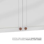 Cozinha Pérola Com Tampo Completa 3 Peças Aéreo 3 Portas E Ba