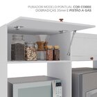 Cozinha Pérola Com Tampo Completa 3 Peças Aéreo 3 Portas E Ba