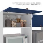 Cozinha Pérola Completa 3 Peças Aéreo 3 Portas E Balcão 2 Gav