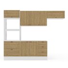 Cozinha Pérola Completa 4 Peças Torre Quente Aéreo 3 Portas B