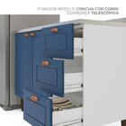 Cozinha Pérola Completa 4 Peças Torre Quente Basculante Aéreo