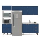 Cozinha Pérola Completa 4 Peças Torre Quente Basculante Aéreo