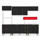 Cozinha Pérola Completa 5 Peças Torre Quente Aéreo 3 Portas B