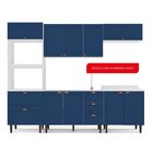 Cozinha Pérola Completa 5 Peças Torre Quente Aéreo 3 Portas B