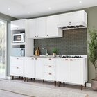 Cozinha Pérola Completa 5 Peças Torre Quente Aéreo 3 Portas B