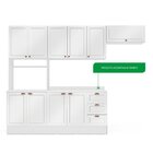 Cozinha Pérola Comtampo Rodapé 4 Peças Paneleiro/torre Quente