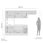 Cozinha Pérola Comtampo Rodapé 4 Peças Paneleiro/torre Quente