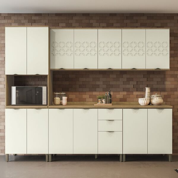 Cozinha Planejada Completa 07 Peças 2 70m Linha Lótus Cb597 K