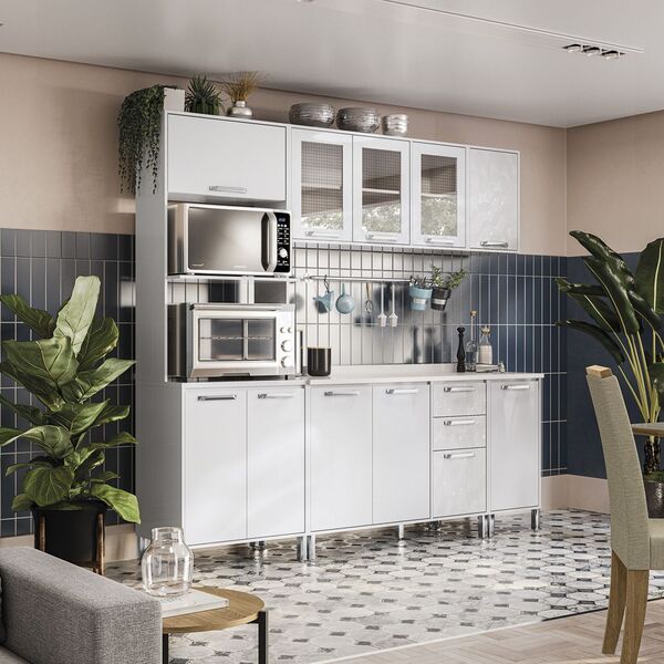 Cozinha Planejada Completa 2 30m 07pc Linha Geometric Cj43014