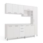 Cozinha Planejada Completa 2 40m 08pc Linha Geometric Cj43014