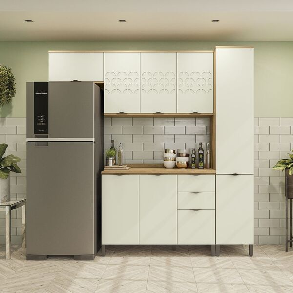 Cozinha Planejada Completa 2 40mt 05pc Linha Lótus Cj43014-08