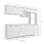 Cozinha Planejada Completa 2 70m 08pc Linha Geometric Cj43014