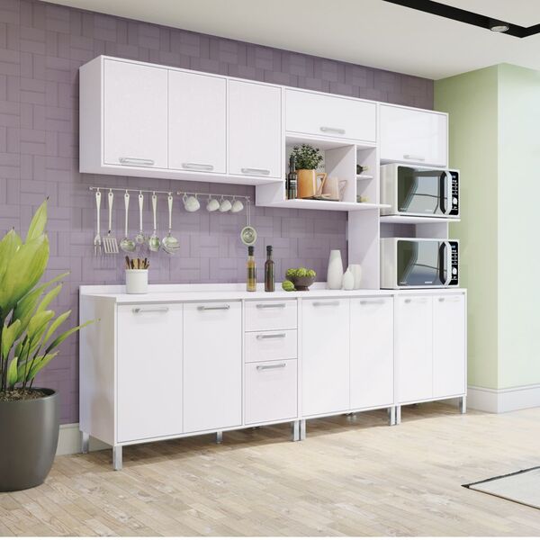 Cozinha Planejada Completa 2 70m 08pc Linha Geometric Cj43014