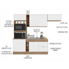 Cozinha Poliman Ferrara 7 Portas Sem Tampo