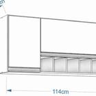 Cozinha Prisma 1,14m Mgm Móveis