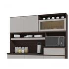 Cozinha Sáfira 5 Portas 2 Gavetas Chocolate/offwhite