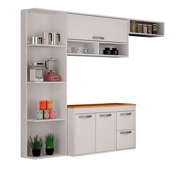 Cozinha Salleto Esmeralda 3 Portas E 2 Gavetas 10970.158