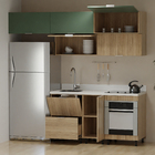 Cozinha Sevilha 260x240cm Verde Floresta Kappesberg