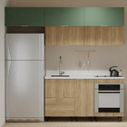 Cozinha Sevilha 260x240cm Verde Floresta Kappesberg