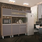 Cozinha Smart Freijó/cinza – Vitamov