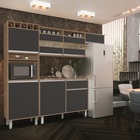 Cozinha Smart Freijó/grafite – Vitamov