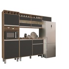 Cozinha Smart Freijó/grafite – Vitamov