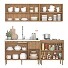 Cozinha Suprema 07 Sem Tampo 4 Peças Mel/fendi