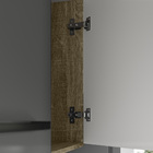 Cozinha Suspensa 07 Portas 02 Gavetas Carvalho Rústico Com Ch