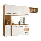 Cozinha Suspensa 1,80m Juliete 7 Portas 2 Gavetas Freijó Off