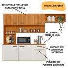 Cozinha Suspensa 6 Portas 180 Cm Una Pln