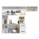 Cozinha Suspensa Ana Clara 7 Portas Branco - Fdecor