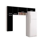 Cozinha Suspensa Anita Poquema Móveis Preto