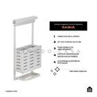 Cozinha Suspensa Completa Gourmet Sabiá Pingoo.casa - Prata