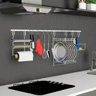 Cozinha Suspensa Essence 135x48x21 8 Branco Dicarlo