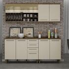 Cozinha Tarantela 4 Peças Valdemóveis - Ipe/off White