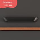 Cozinha Thela Márcia 3 Pçs C/ Balcão Freijó/Grafite